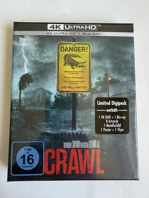 CRAWL 4K UHD+BluRay Limited DIGIPACK Edition NEU; OVP