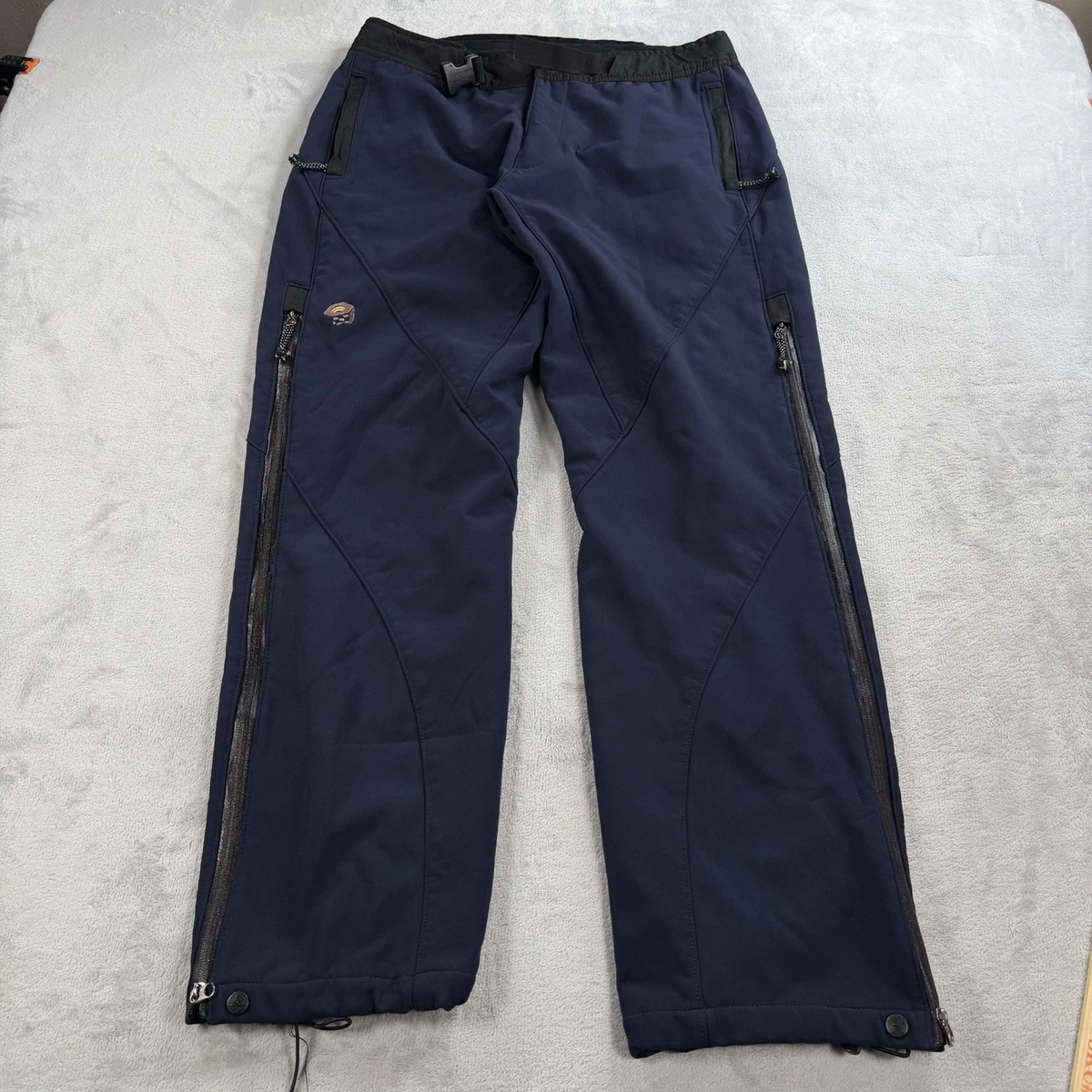 Mountain Hardwear 蓝色冬季运动雪裤和围兜| eBay