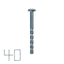 40Pcs 1.96in/50mm Metric Screws 4mm Diameter for Cabinets and Drawer Knobs Ru...