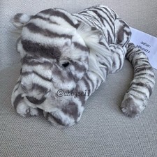 Jellycat Sacha Snow Tiger - Large - Authentic - Brand New With Tags - Fast Ship