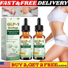 GLP - 1 Moringa Slimming Health Boost Drops Liquid 30ml | HOT  1-3Pcs