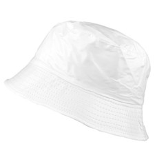 Waterproof Vinyl Bucket Rain Hat 21-White