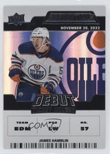 2022 Upper Deck Credentials Debut Ticket Access /999 Tier 1 James Hamblin 1n81