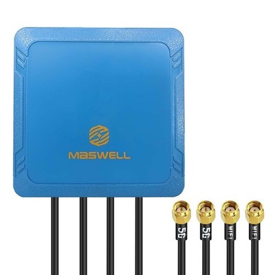 4-Pack 5G 2x2 MIMO + WiFi7 2x2 MIMO 700-6000MHz Omni Antenna SMA/RP SMA