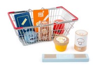 "Small Foot Lebensmittel-Set Im Einkaufskorb \"Fresh\" Aus Holz, FüR Ki (Us Import)"