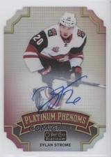 2016-17 O-Pee-Chee Platinum Phenoms Die-Cuts Dylan Strome #OPP-DS Auto fm0