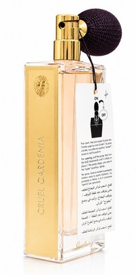  GUERLAIN CRUEL GARDENIA EDP 2.5oz 75ml First Edition Puff Sprayer Very Rare  