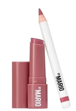 Sephora Gift Set Makeup by Mario Plumping Lip Serum & Suede Lip Pencil NIB