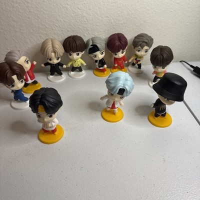 Lot of 11 McDonalds Happy Meal Toy TinyTAN x BTS K-Pop Figures Collectible Toys