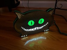 Alice Goes To Wonderlan Lightbox LED Pinball Topper Cheshire Cat