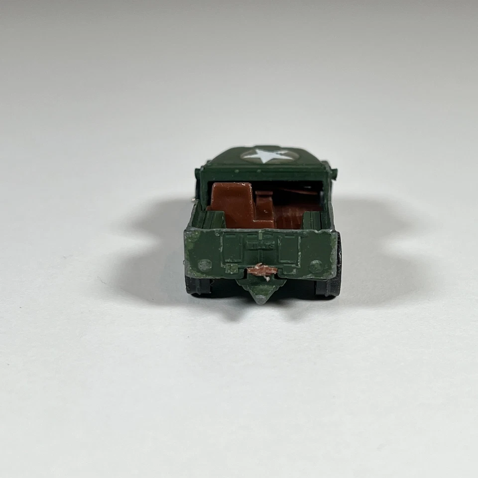 1976 Corgi Juniors Whizzwheels Military Willys Jeep Diecast 1:64 - For Repair - Image 3 of 4