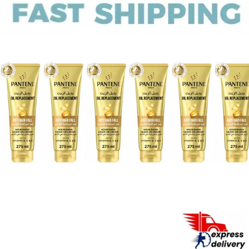 6X Pantene Pro V Oil Replacement Anti Hair Fall Nourishing Leave In Cream 275 ml