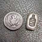 Mutiny Metals 1/2oz + 1/4oz .999 Pure Silver Combo - Hand Poured Art Silver