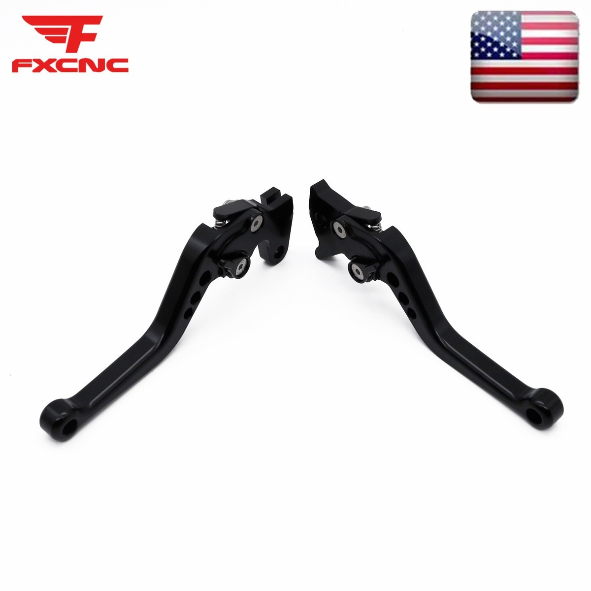 FXCNC CNC Short Brake & Clutch Levers – Fits Yamaha Warrior YFM350 2002-2004 & Many More