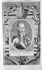 1720 Ludolph Freiherr v Paar Österreich Kupfer Portrait Kupferstich engraving
