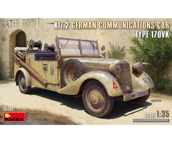 Miniart 35492 - 1:35 Dt. Kfz.2 Fernmeldefahrz. Typ170VK - Neu