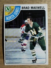 1978-79 O-Pee-Chee #83 Brad Maxwell RC (VGEX)