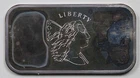 Liberty Cap Cent Motif Washington Mint 1 oz .999 Silver Art Bar Vintage Rare