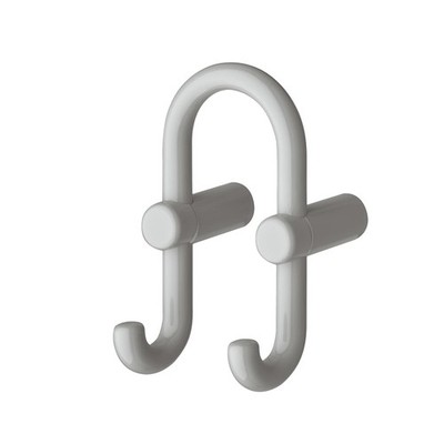 Double Coat Hook, HEWI, Polyamide, 165 x 87 mm Wide range of colors, hook diamet