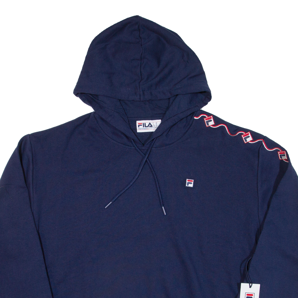 Felpa con cappuccio FILA Cropped donna blu XL