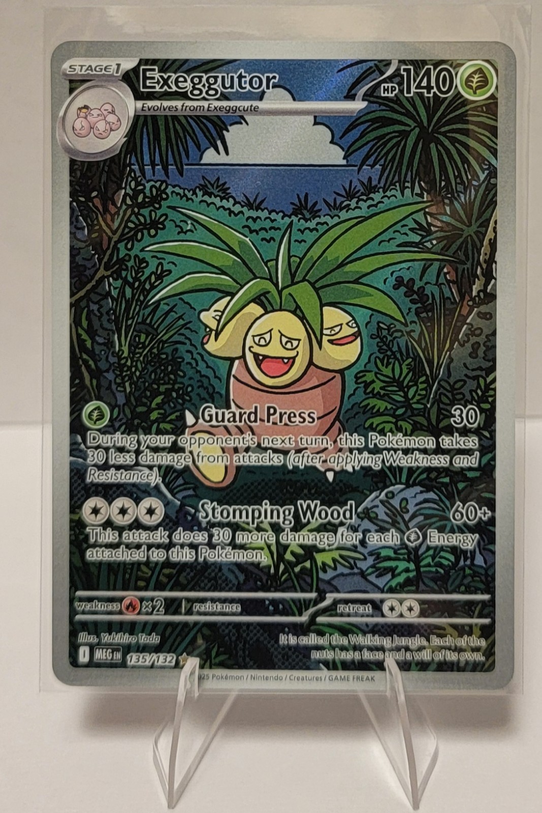 Exeggutor - 135/132 Mega Evolution Illustration Rare Pokemon - NM/MINT
