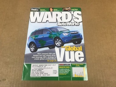 Ward's AutoWorld Magazine - ''GM's Global Vue'' - 2007