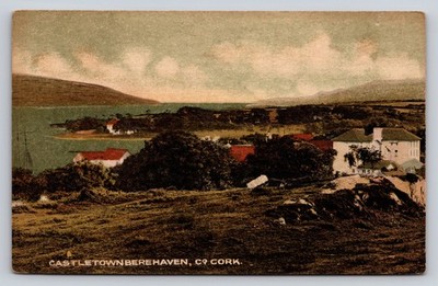 Castletownberehaven, Co. Cork Vintage Lithograph Postcard Ireland