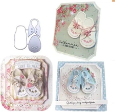 Baby Shoes Cutting Die Cuts Baby Shower Die Cuts for DIY Embossing Card Making D