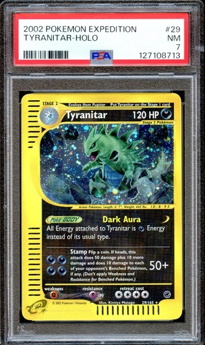Tyranitar graded PSA 7 for sale on eBay