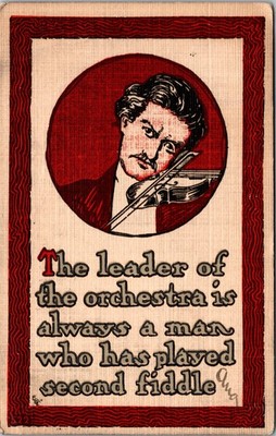 Postcard Leader Orchester always played second fiddle