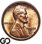 1932 Lincoln Cent Wheat Penny, Nice Gem BU++ RB