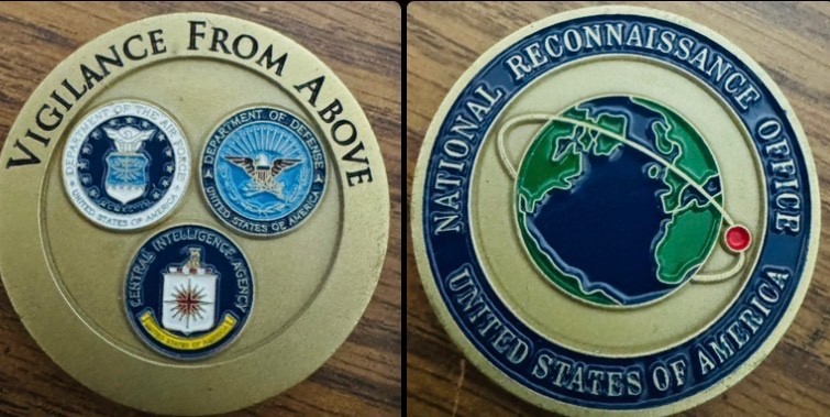 National Reconnaissance Office NRO DoD CIA Air Force USAF Coin Intelligence case