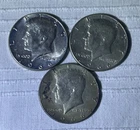 3 Lot Kennedy Liberty 1966 Silver Half Dollar Old Coins See Pics