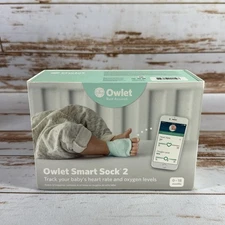 Owlet Smart Sock 2 – Baby Monitor, Heart & Oxygen, Incomplete Sock Set, Tested