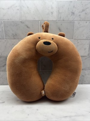 MINISO We Bare Bears Grizzly U-shaped travel pillow
