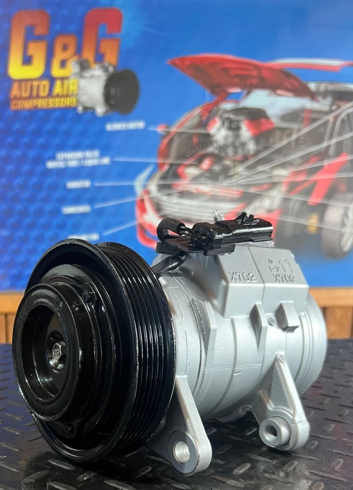 COMPRESOR AIRE ACONDICIONADO APTO PARA DODGE DAKOTA, RAM 1500, RAM 2500, MITSUBISHI RAIDER, 67308 Foto 2 de 4
