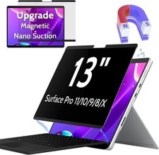 Magnetic Privacy Screen for Surface Pro 11/10/9/8/X 13 Inch, Removable Anti B...