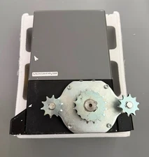 Sliding Gate Opener Motor Kit with Remotes, Keys, Chain, Brackets & Hardware.