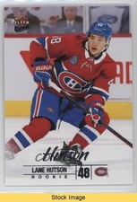 2024 Upper Deck Fleer Ultra Rookies Silver Foil Lane Hutson #204 Rookie RC READ