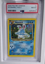 Azumarill Holo 2/111 Neo Genesis Holo Rare PSA 8 on eBay