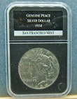 Very Nice 1934-S  Silver Peace Dollar, PCS  Please "LQQK" & Read Description