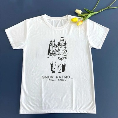 Snow Patrol Final Straw US T-Shirt White Gift Fans All Sizes S-5Xl AM3125