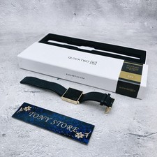 QLOCKTWO QW35EN6RGLSBLN Digital Herren Armbanduhr Text Zeitanzeige Schwarz Quart