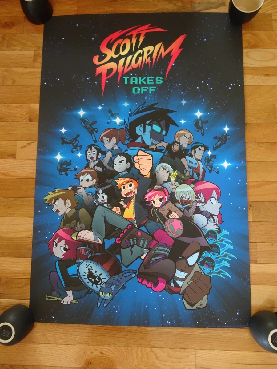WRLIFWJXU Scott Pilgrim Movie Poster 1 Poster Canvas Wall