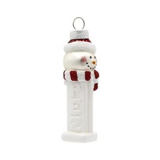 Kat  Annie - Snowman Mini PEZ  Dispenser Ornament - 92465