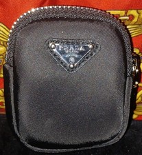Authentic Black Prada Re-Nylon Pocket Pouch, Preowned, Excellent Condition