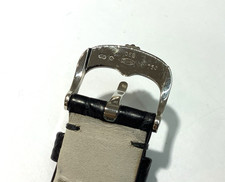 ROLEX CELLINI Date 18K W/Gold 39mm Silver Guilloche Dial Unpolished 50519 VGC+ 14