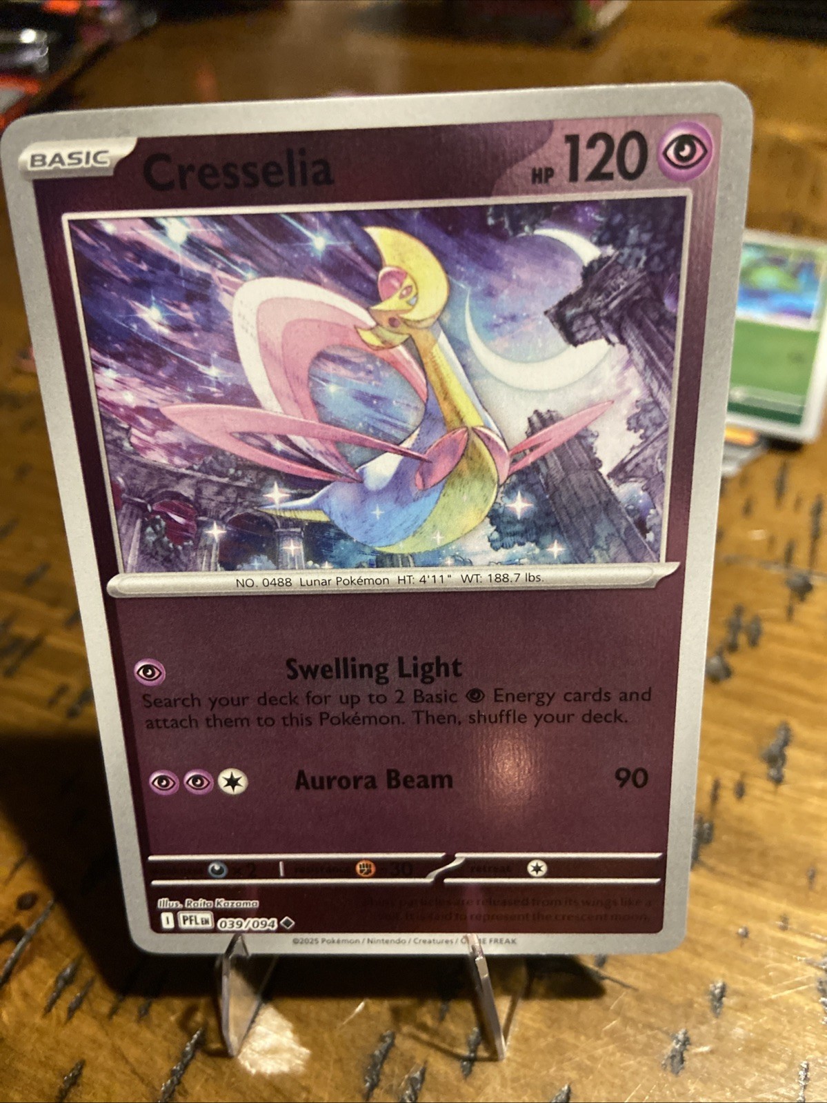 Cresselia 039/094 - Reverse Holo - Pokémon TCG: Phantasmal Flames - NM