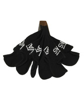 VANS Off The Wall 3 Pack Classic Black No Show Kick Socks Men's Shoe Size 6.5-9