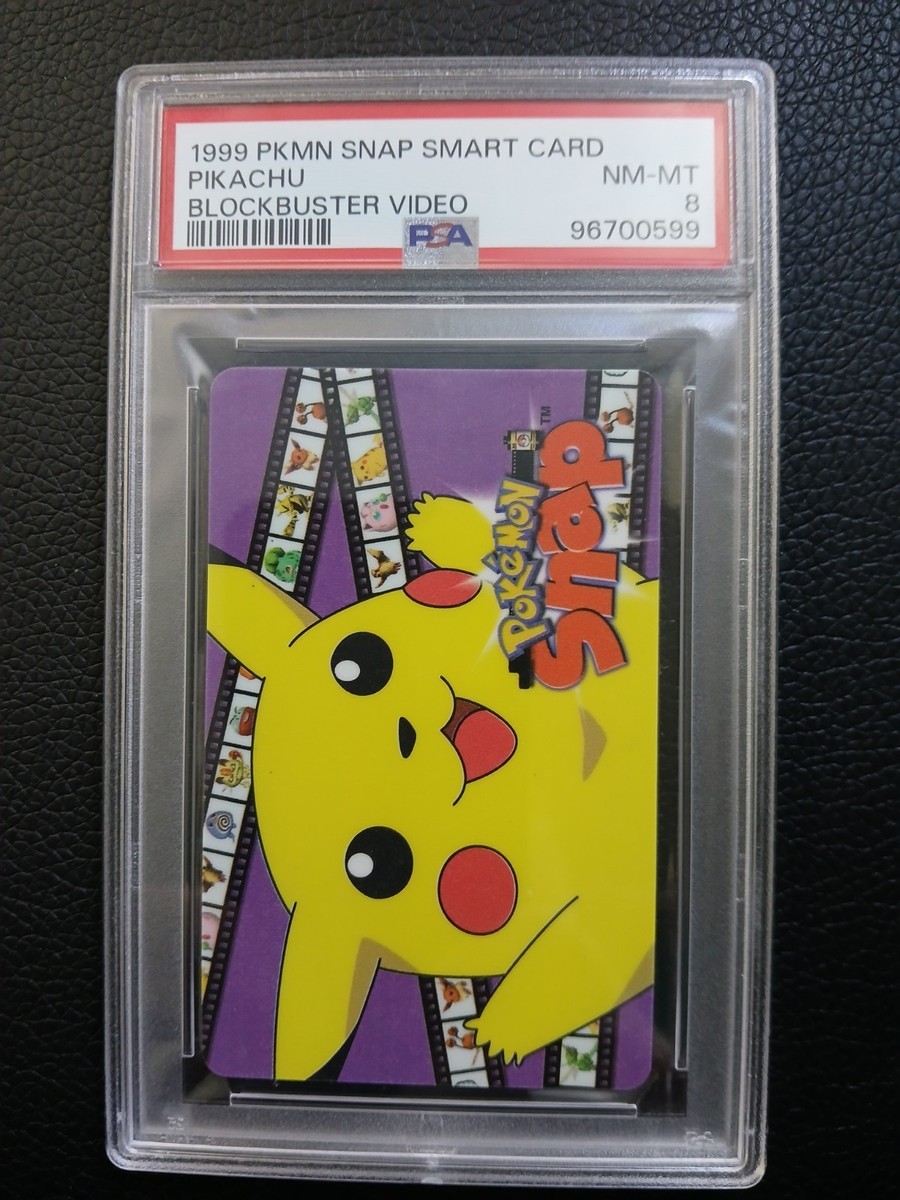 1999 POKEMON SNAP SMART CARD PSA 8 BLOCKBUSTER VIDEO VINTAGE